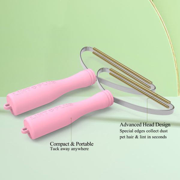 Deep Cleaner Pro Pet Hair Remover-Special Cat Hair Remover Multi Fabric Edge and Carpet Rake Scraper by LINTPLUS-Dog Hair Remover for Rugs,Couch & Pet Towers-Easy to Every Hair!